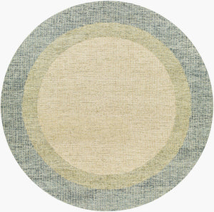Livabliss Elena Wool Area Rug Hand Tufted Geometric Design for Large Living Dining Rooms Dusty Sage, Lig 8' x 8' EAE2302-8RD