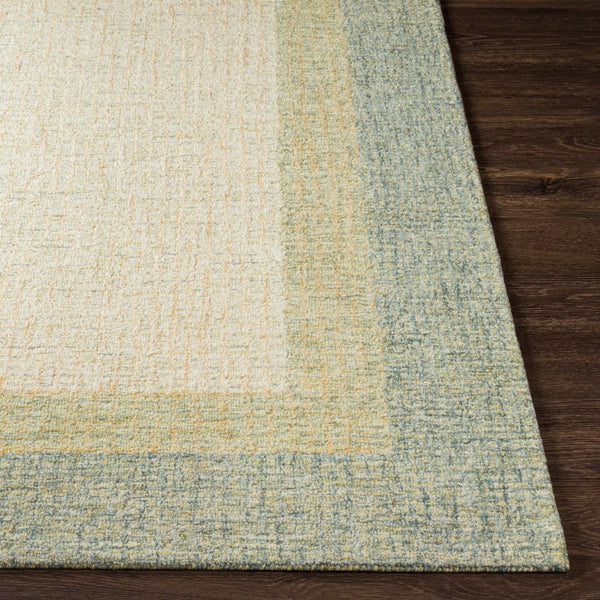 Livabliss Elena Wool Area Rug Hand Tufted Geometric Design for Large Living Dining Rooms Dusty Sage, Lig 2'6" x 10' EAE2302-2610