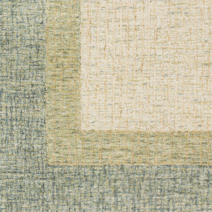 Livabliss Elena Wool Area Rug Hand Tufted Geometric Design for Large Living Dining Rooms Dusty Sage, Lig 2'6" x 10' EAE2302-2610
