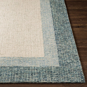 Livabliss Elena Hand Tufted Wool Area Rug Artisan Crafted for Living Dining or Bedroom Spaces Navy, Teal 5' x 7'6" EAE2303-576