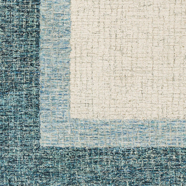 Livabliss Elena Hand Tufted Wool Area Rug Artisan Crafted for Living Dining or Bedroom Spaces Navy, Teal 5' x 7'6" EAE2303-576
