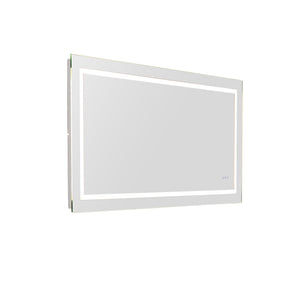 English Elm 60x30inch LED Bathroom Mirror with RGB Gradient, 3000-6000K Dimmable, Anti-Fog IP54, UL-Certified Mountable W2091P338771