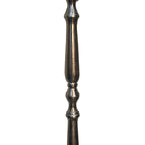 English Elm Solid Wood Silver Coat Stand