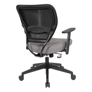 OSP Home Furnishings Silver Ion Antimicrobial Ergonomic Office Chair with Lumbar Support and Adjustable Arms Stratus 5500D-R103