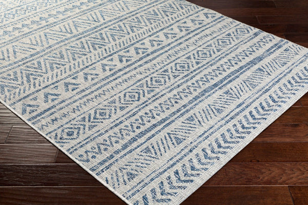 Livabliss Eagean Geometric Indoor Outdoor Polypropylene Area Rug Turkish Woven Living Room Light Blue, Blu 10' x 13'11" EAG2306-1014