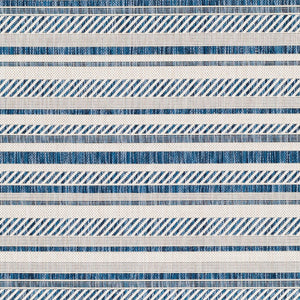 Livabliss Eagean Bohemian Geometric Flatweave Polypropylene Rug for Living Rooms and Patios Navy, Light Blu 12' x 14'11" EAG2337-1215