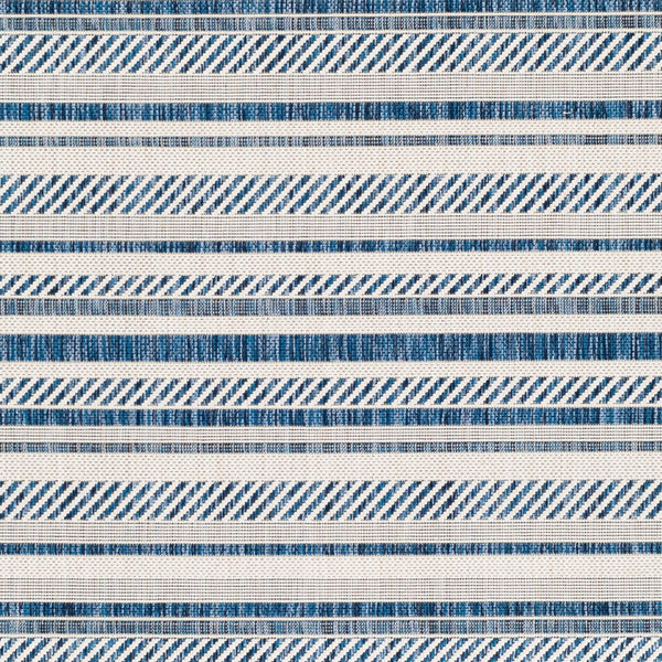 Livabliss Eagean Bohemian Geometric Flatweave Polypropylene Rug for Living Rooms and Patios Navy, Light Blu 12' x 14'11" EAG2337-1215