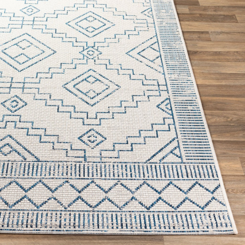 Livabliss Eagean Flatweave Polypropylene Area Rug Global Pattern Outdoor Safe High Traffic Floor EAG2343-23