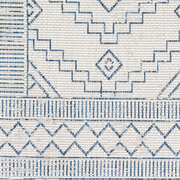 Livabliss Eagean Flatweave Polypropylene Area Rug Global Pattern Outdoor Safe High Traffic Floor EAG2343-23