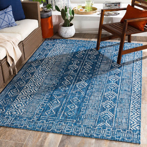 Livabliss Eagean Moroccan Global Polypropylene Area Rug Low Pile Indoor Outdoor Living Room EAG2346-710103