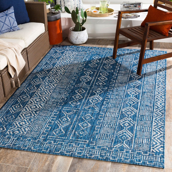 Livabliss Eagean Moroccan Global Polypropylene Area Rug Low Pile Indoor Outdoor Living Room EAG2346-710103