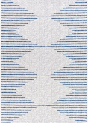 Livabliss Eagean Global Pattern Polypropylene Accent Rug for Entryway Hallway or Patio Dark Blue, Navy 8'10" x 12' EAG2349-81012
