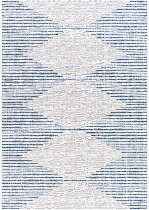 Livabliss Eagean Global Pattern Polypropylene Accent Rug for Entryway Hallway or Patio Dark Blue, Navy 8'10" x 12' EAG2349-81012