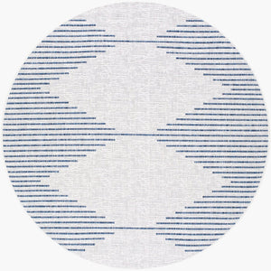 Livabliss Eagean Global Pattern Polypropylene Accent Rug for Entryway Hallway or Patio Dark Blue, Navy 5'3" x 5'3" EAG2349-53RD