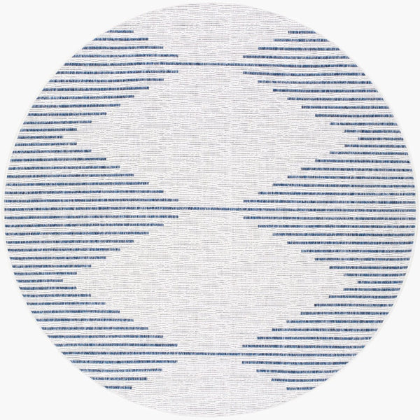 Livabliss Eagean Global Pattern Polypropylene Accent Rug for Entryway Hallway or Patio Dark Blue, Navy 5'3" x 5'3" EAG2349-53RD