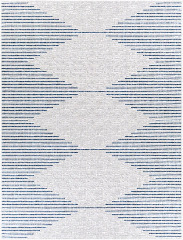 Livabliss Eagean Global Pattern Polypropylene Accent Rug for Entryway Hallway or Patio Dark Blue, Navy 7'10" x 10'2" EAG2349-710102