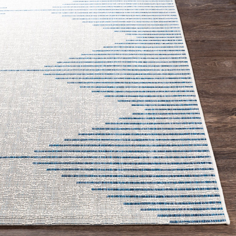 Livabliss Eagean Global Pattern Polypropylene Accent Rug for Entryway Hallway or Patio Dark Blue, Navy 6'7" x 6'7" Square EAG2349-67SQ