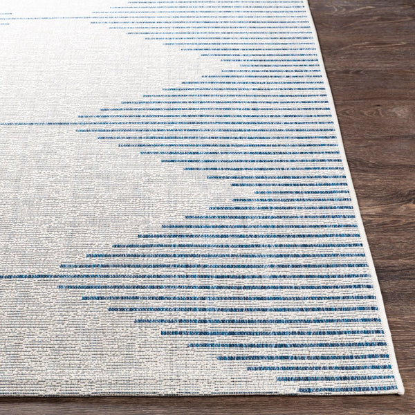 Livabliss Eagean Global Pattern Polypropylene Accent Rug for Entryway Hallway or Patio Dark Blue, Navy 7'10" x 10'2" EAG2349-710102