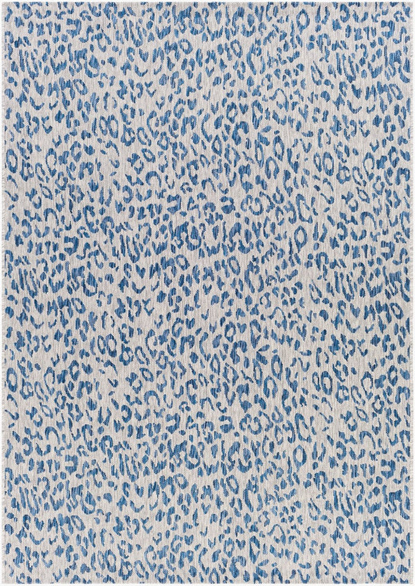Livabliss Eagean Flatweave Polypropylene Rug Turkish Geometric Pattern for Entryway or Patio Dark Blue, Navy 2' x 2'11" EAG2353-2211