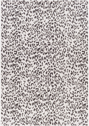 Livabliss Eagean Flatweave Polypropylene Indoor Outdoor Rug for Entryways and Compact Spaces Black, White 8'10" x 12' EAG2354-81012