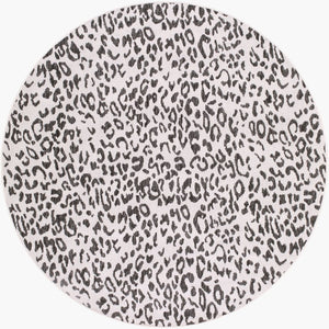 Livabliss Eagean Flatweave Polypropylene Indoor Outdoor Rug for Entryways and Compact Spaces Black, White 5'3" x 5'3" EAG2354-53RD