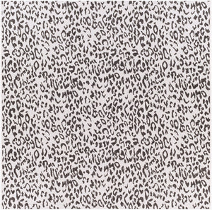 Livabliss Eagean Flatweave Polypropylene Indoor Outdoor Rug for Entryways and Compact Spaces Black, White 7'10" x 7'10" Square EAG2354-710SQ