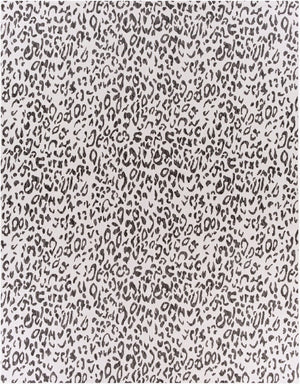 Livabliss Eagean Flatweave Polypropylene Indoor Outdoor Rug for Entryways and Compact Spaces Black, White 7'10" x 10'2" EAG2354-710102