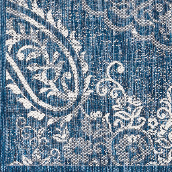 Livabliss Eagean Geometric Flatweave Polypropylene Rug Turkish Woven for High Traffic Entryways Dark Blue, Deni 2'7" x 10' EAG2363-2710