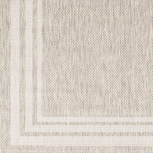 Livabliss Eagean Flatweave Polypropylene Area Rug Turkish Geometric Pattern for Living Dining Rooms Oatmeal, Gray 8'10" x 12' EAG2366-81012