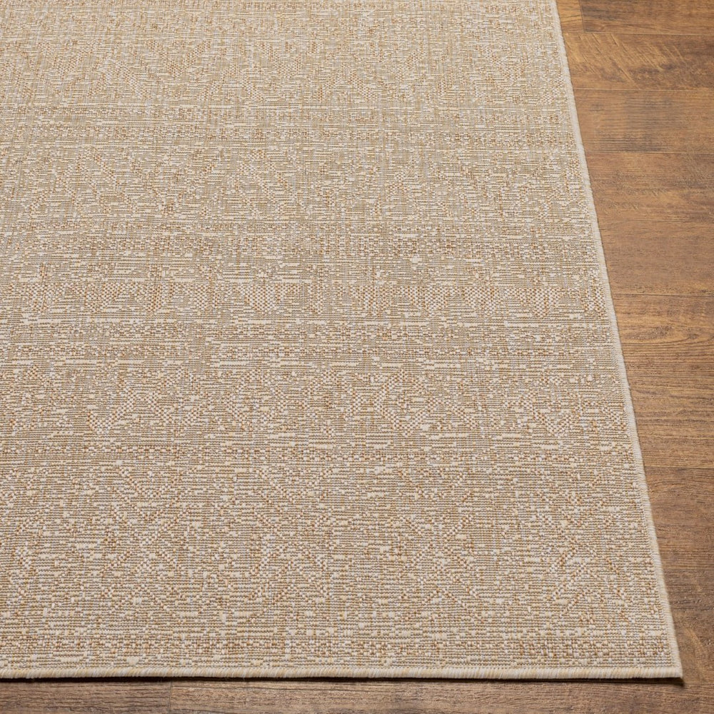 Livabliss Eagean Turkish Flatweave Polypropylene Area Rug for Entryways and Outdoor Spaces Light Beige, Cr 7'10" x 7'10" EAG2406-710RD