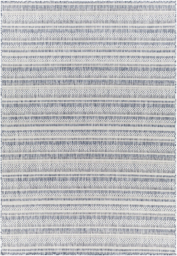 Livabliss Eagean Bohemian Global Flatweave Polypropylene Accent Rug for Entryway or Patio Navy, Blue 7'10" x 10'2" EAG2407-710102