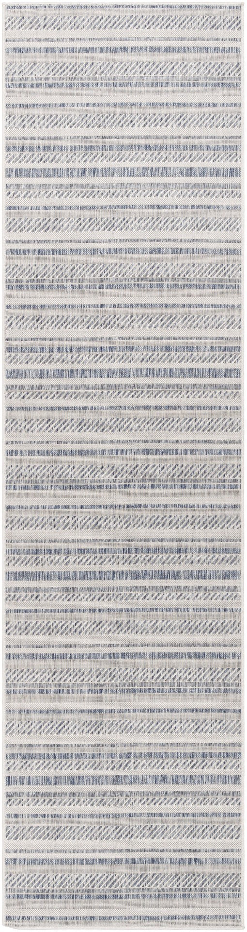 Livabliss Eagean Bohemian Flatweave Polypropylene Rug for Entryways and Covered Patios Oatmeal, Gray 2'7" x 12' EAG2408-2712