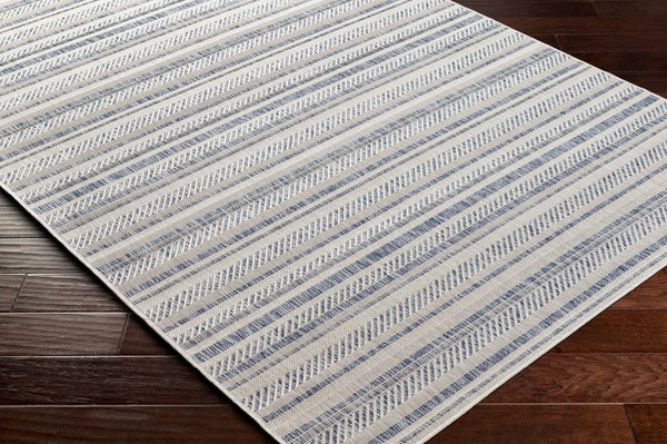 Livabliss Eagean Bohemian Flatweave Polypropylene Rug for Entryways and Covered Patios Oatmeal, Gray 2' x 2'11" EAG2408-2211