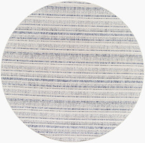 Livabliss Eagean Bohemian Flatweave Polypropylene Rug for Entryways and Covered Patios Oatmeal, Gray 5'3" x 5'3" EAG2408-53RD