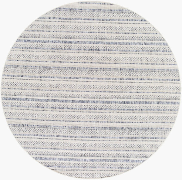 Livabliss Eagean Bohemian Flatweave Polypropylene Rug for Entryways and Covered Patios Oatmeal, Gray 5'3" x 5'3" EAG2408-53RD