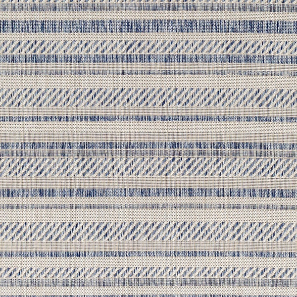 Livabliss Eagean Bohemian Flatweave Polypropylene Rug for Entryways and Covered Patios Oatmeal, Gray 2' x 2'11" EAG2408-2211