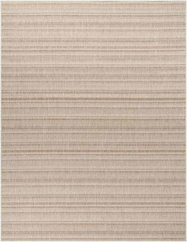 Livabliss Eagean Bohemian Global Flatweave Polypropylene Rug for Entryways and Patios Light Beige, Br 7'10" x 10'2" EAG2409-710102