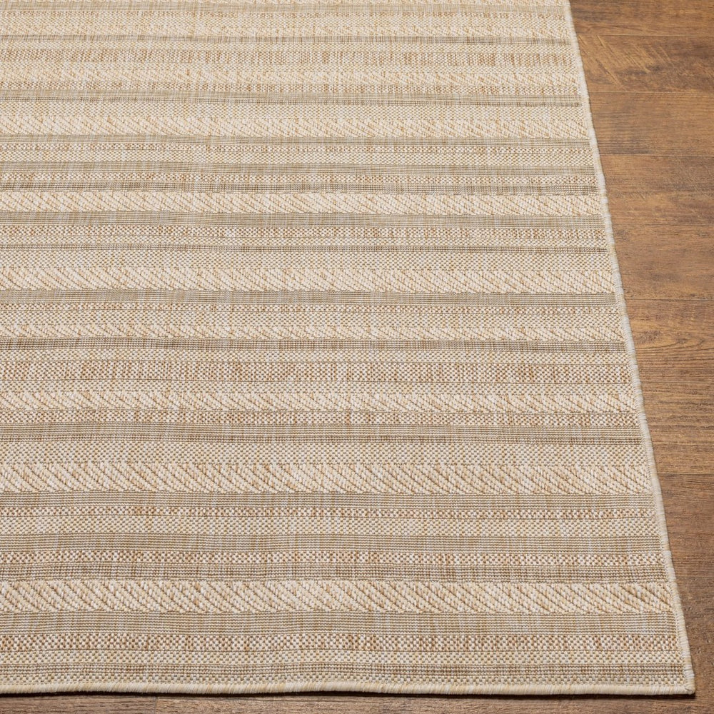 Livabliss Eagean Bohemian Global Flatweave Polypropylene Rug for Entryways and Patios Light Beige, Br 7'10" x 7'10" Square EAG2409-710SQ