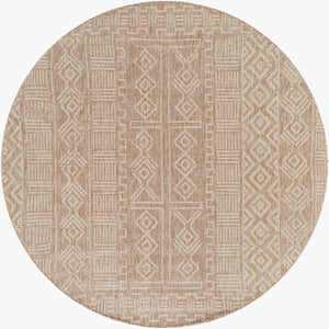 Livabliss Eagean Flatweave Polypropylene Area Rug Global Bohemian Pattern Uv Resistant Outdoor EAG2412-67RD