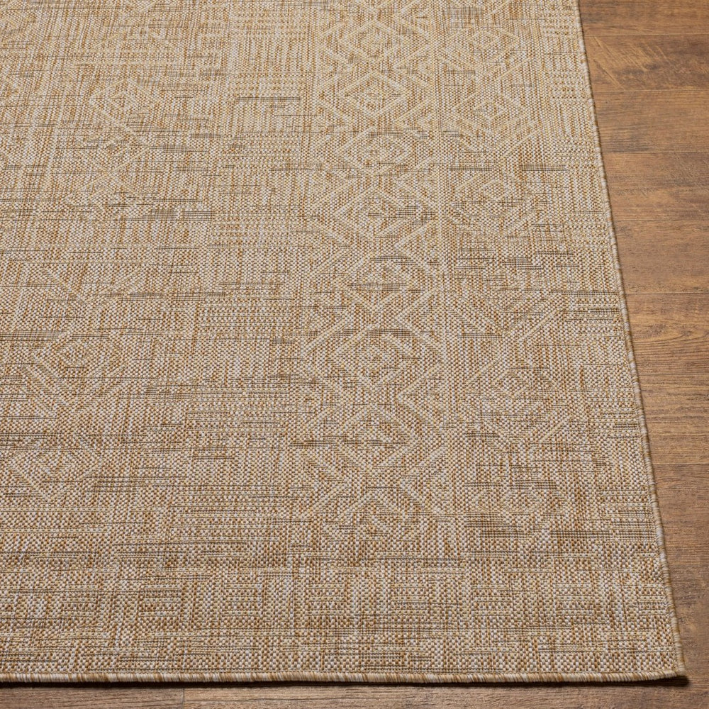 Livabliss Eagean Flatweave Polypropylene Area Rug Global Bohemian Pattern Uv Resistant Outdoor EAG2412-67RD