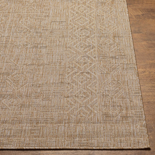 Livabliss Eagean Flatweave Polypropylene Area Rug Global Bohemian Pattern Uv Resistant Outdoor EAG2412-67RD