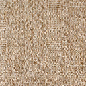 Livabliss Eagean Flatweave Polypropylene Area Rug Global Bohemian Pattern Uv Resistant Outdoor EAG2412-67RD