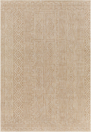 Livabliss Eagean Global Bohemian Flatweave Polypropylene Rug for Indoor Outdoor High Traffic Rooms Cream, Light Be 8'10" x 12' EAG2415-81012