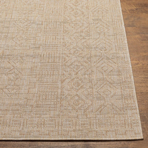 Livabliss Eagean Global Bohemian Flatweave Polypropylene Rug for Indoor Outdoor High Traffic Rooms Cream, Light Be 8'10" x 12' EAG2415-81012
