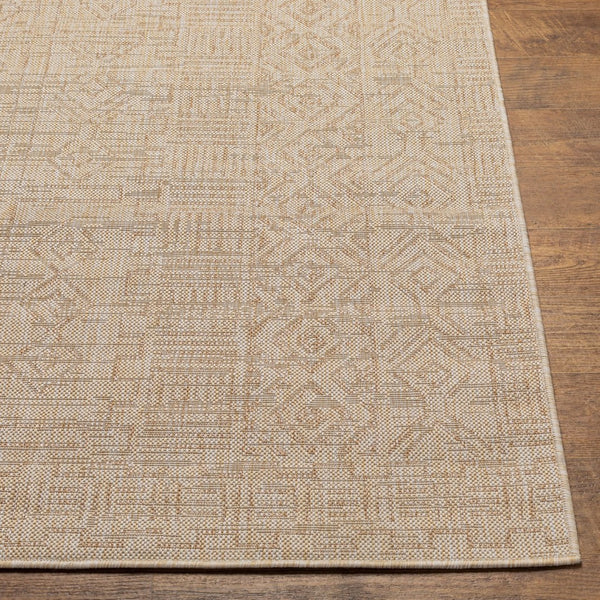 Livabliss Eagean Global Bohemian Flatweave Polypropylene Rug for Indoor Outdoor High Traffic Rooms Cream, Light Be 8'10" x 12' EAG2415-81012