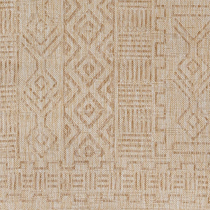 Livabliss Eagean Global Bohemian Flatweave Polypropylene Rug for Indoor Outdoor High Traffic Rooms Cream, Light Be 8'10" x 12' EAG2415-81012