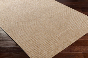 Livabliss Eagean Bohemian Global Polypropylene Indoor Outdoor Rug for Entryway or Living Room Light Beige, Li 6'7" x 6'7" Square EAG2416-67SQ