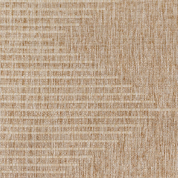 Livabliss Eagean Bohemian Global Polypropylene Indoor Outdoor Rug for Entryway or Living Room Light Beige, Li 6'7" x 6'7" Square EAG2416-67SQ
