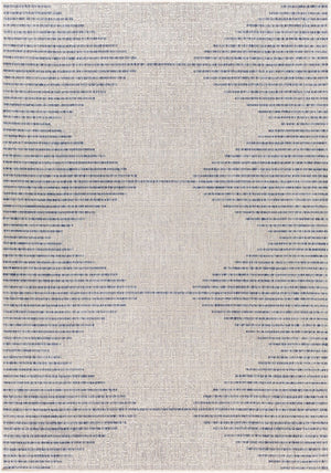 Livabliss Eagean Global Inspired Polypropylene Indoor Outdoor Rug for Entryways and Kitchens Oatmeal, Gray 2' x 2'11" EAG2418-2211