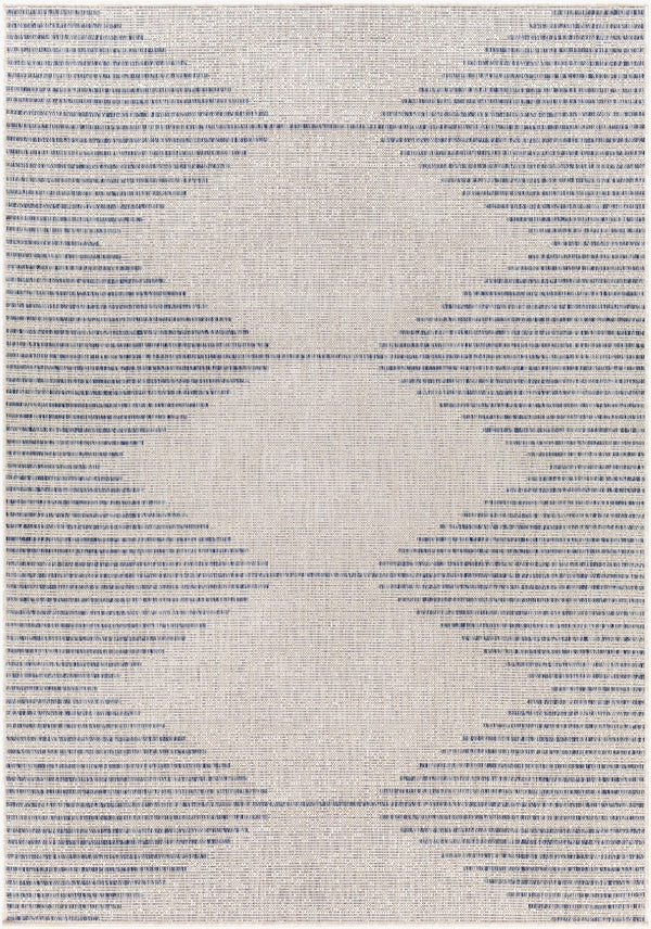 Livabliss Eagean Global Inspired Polypropylene Indoor Outdoor Rug for Entryways and Kitchens Oatmeal, Gray 2' x 2'11" EAG2418-2211